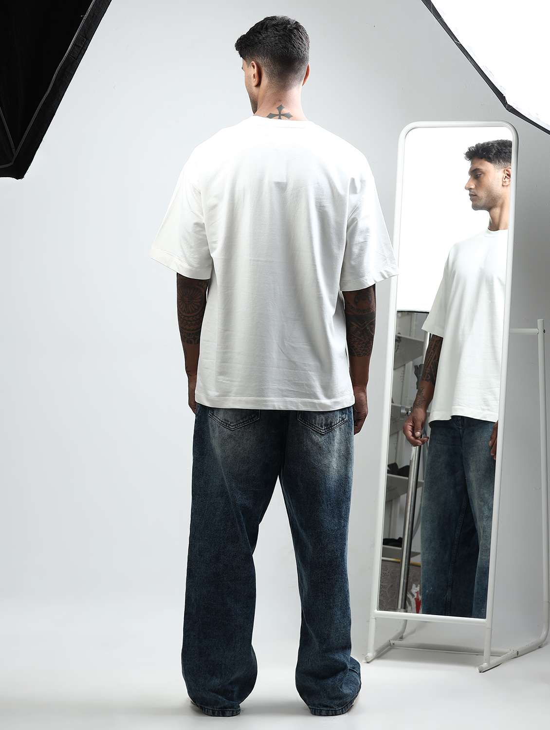 men solid short sleeve oversized t-shirt - 22253751 -  Standard Image - 2