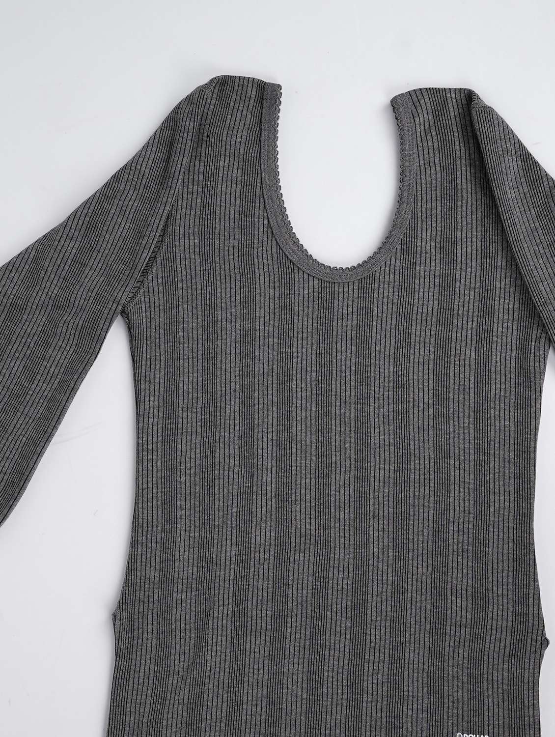 women solid three quarter sleeve thermal top - 22253964 -  Standard Image - 2