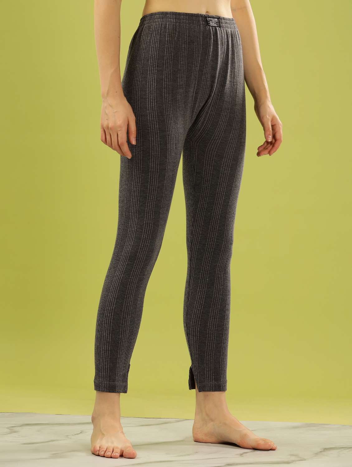 women pack of 2 solid mid rise thermal bottom - 22253975 -  Standard Image - 2