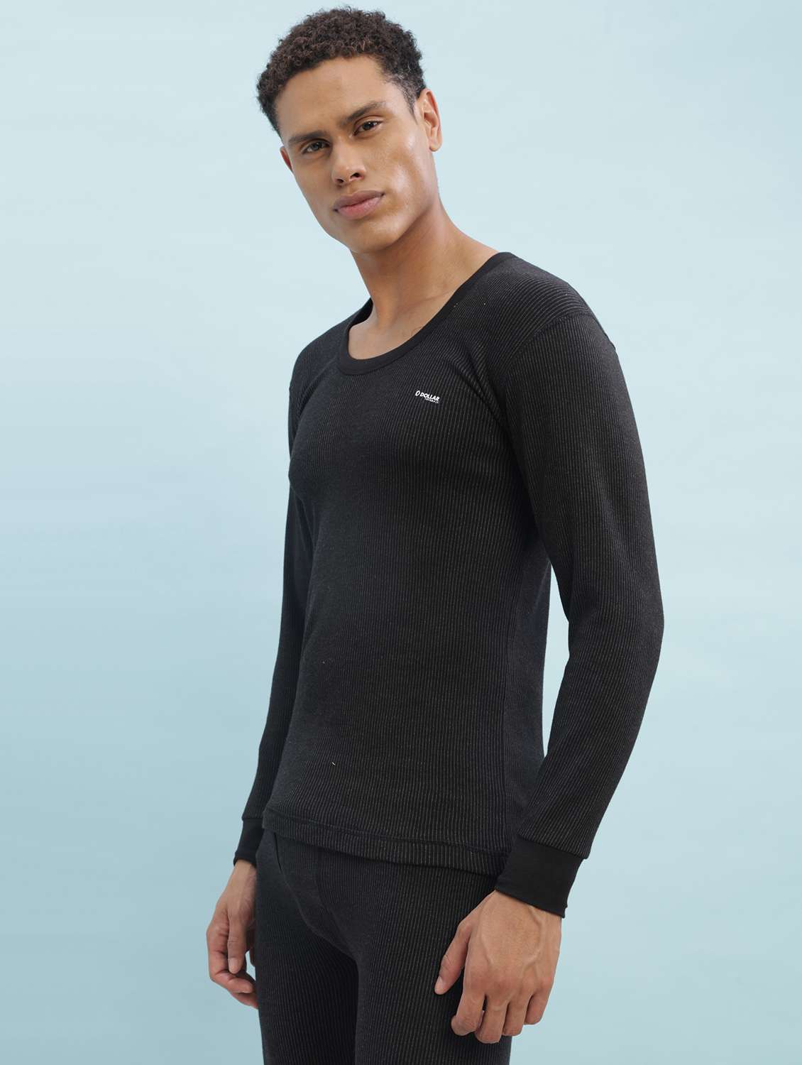 men pack of 2 solid full sleeve thermal top - 22253980 -  Standard Image - 2