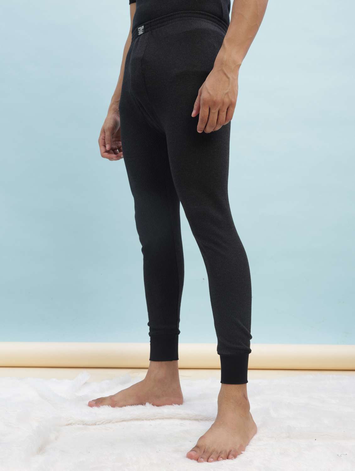 men pack of 2 solid thermal bottom - 22254028 -  Standard Image - 2