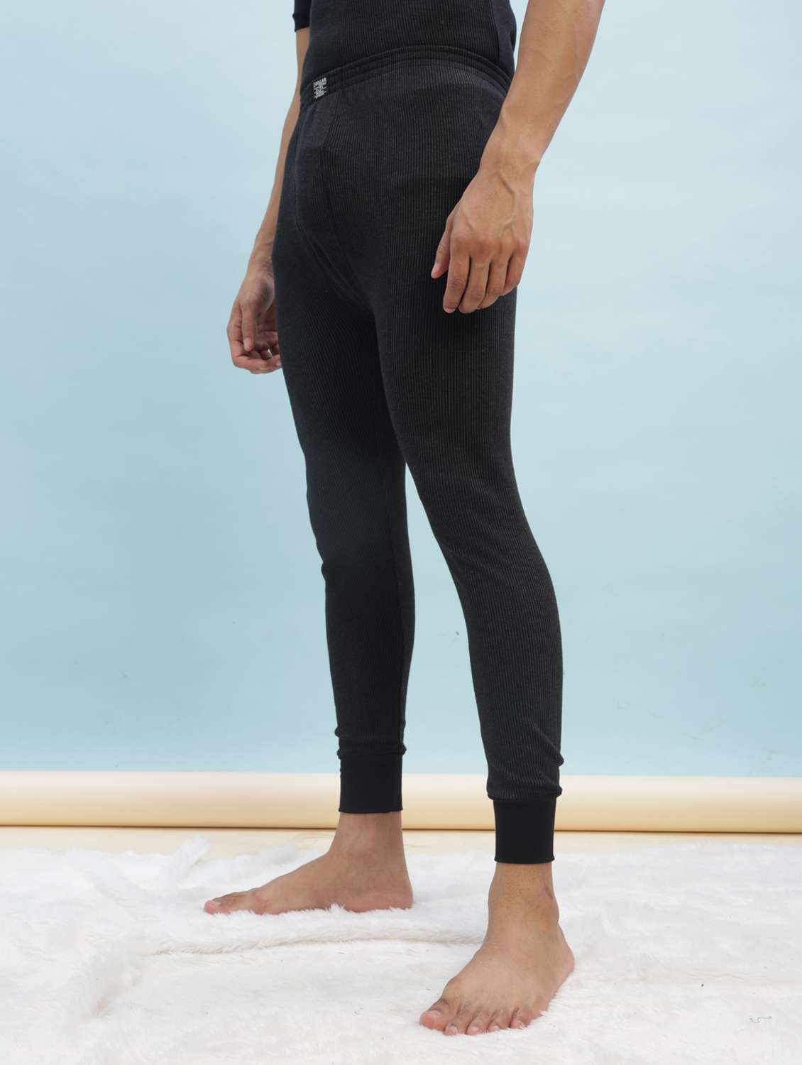 men pack of 2 solid thermal bottom - 22254029 -  Standard Image - 2