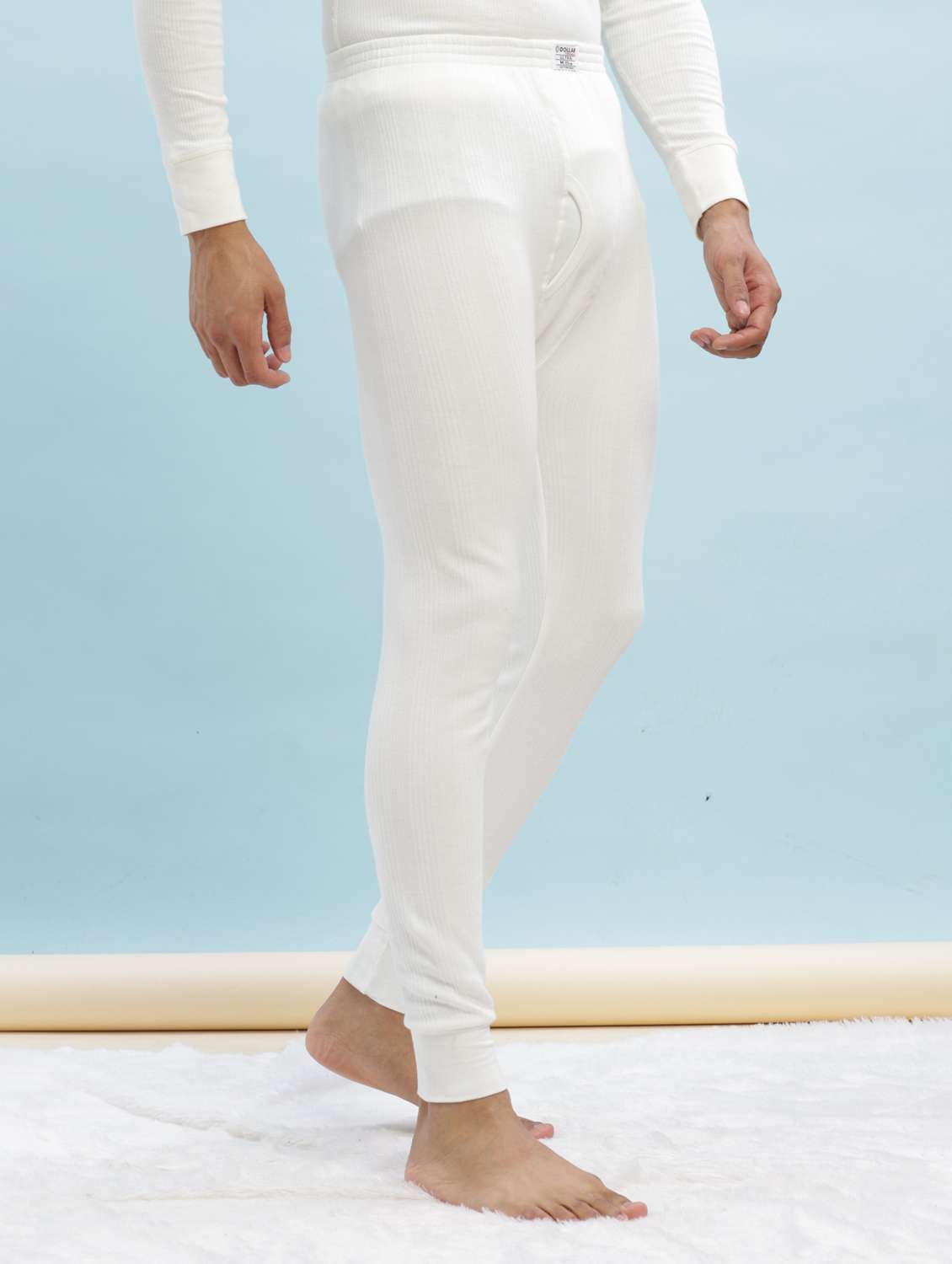 men pack of 2 solid thermal bottom - 22254036 -  Standard Image - 2