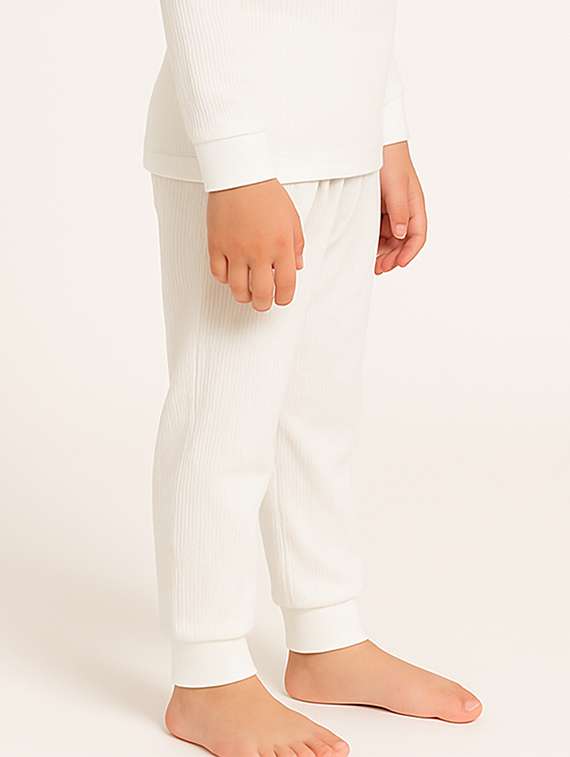 boys solid mid rise thermal bottom - 22254054 -  Standard Image - 2