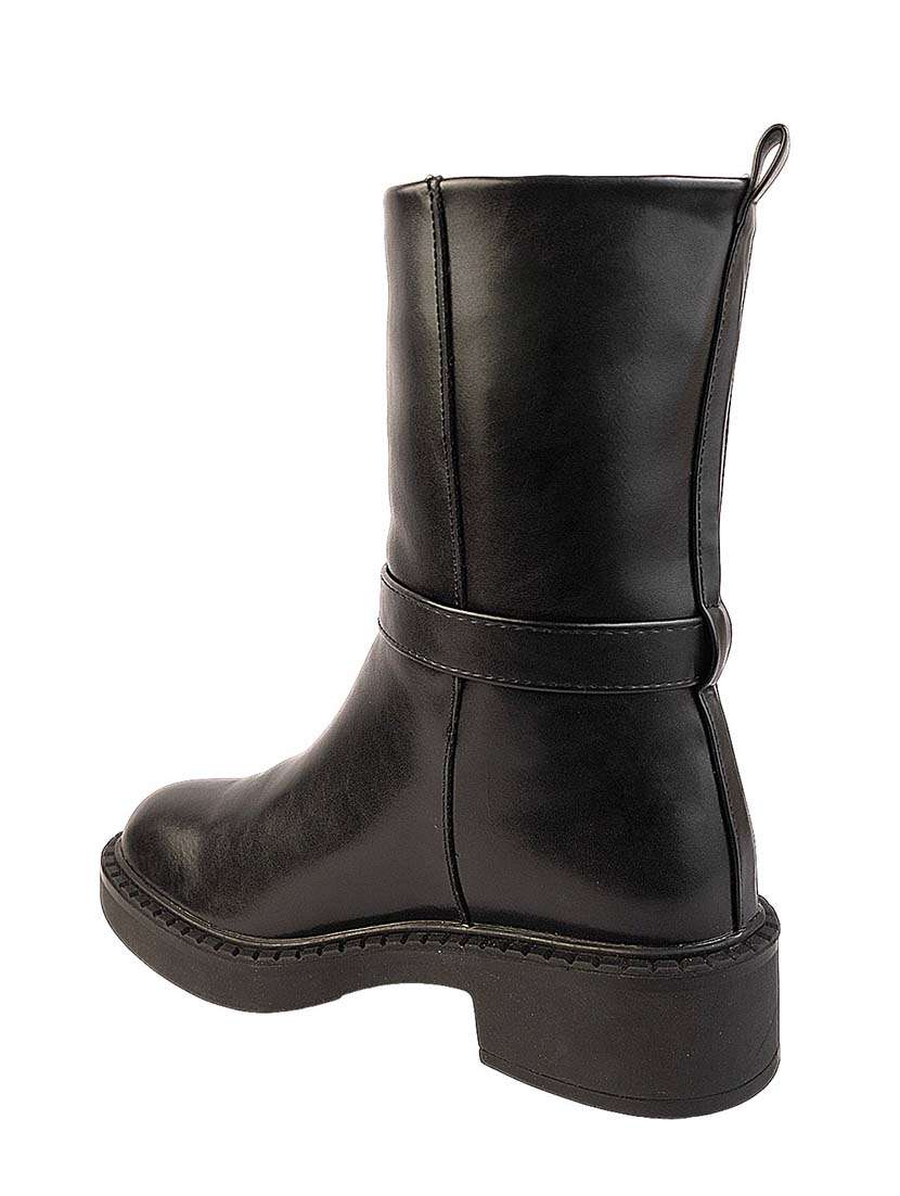 women solid knee length boots - 22255006 -  Standard Image - 2