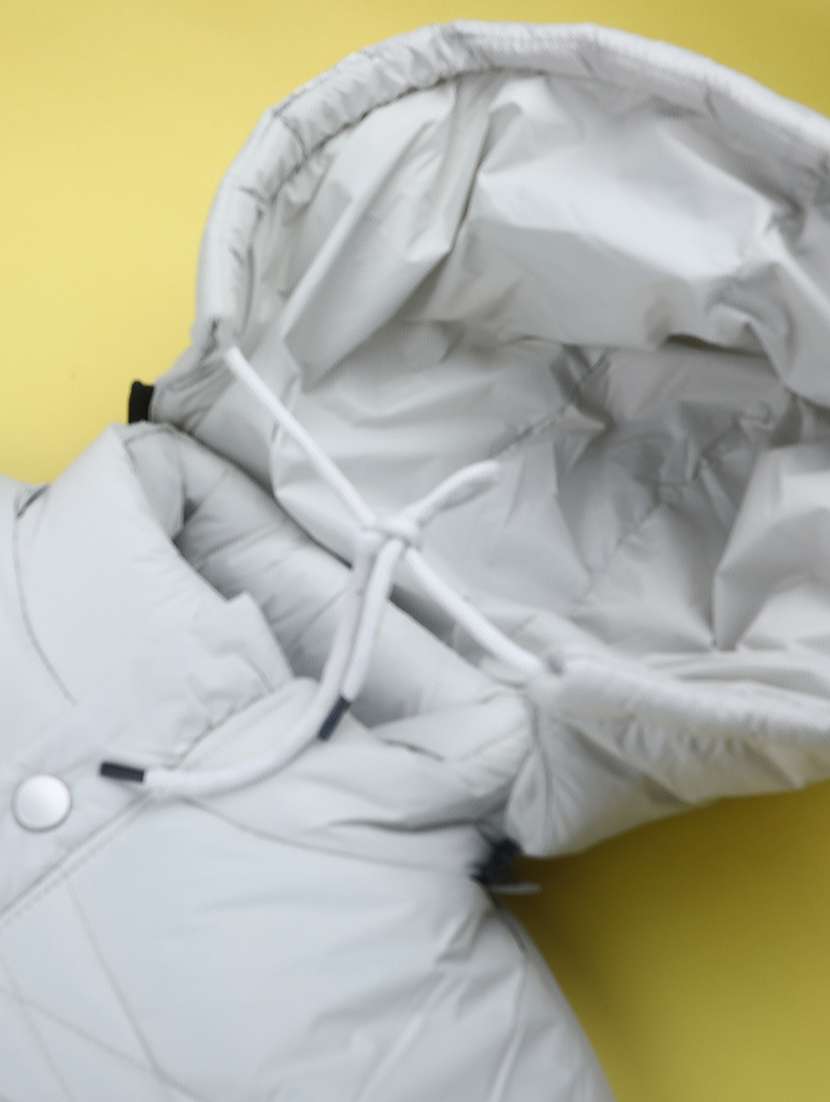 girls solid long sleeve quilted jacket - 22255127 -  Standard Image - 2