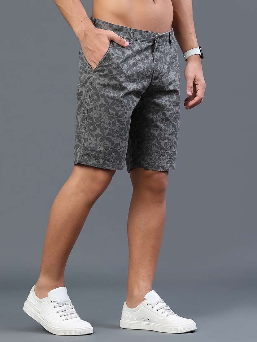 men printed mid rise regular fit shorts - 22255168 -  Standard Image - 2