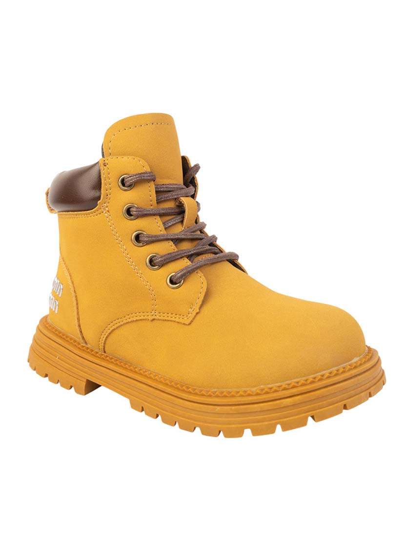 kids solid snkle length boots - 22255195 -  Standard Image - 2