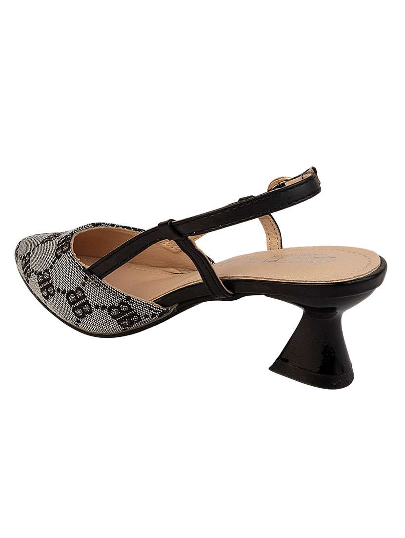 girls printed back strap heel - 22255200 -  Standard Image - 2