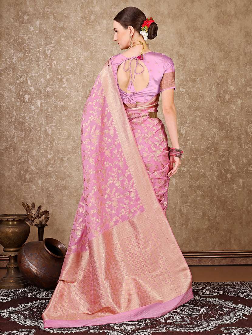 women self design banarasi saree with blouse - 22255532 -  Standard Image - 2