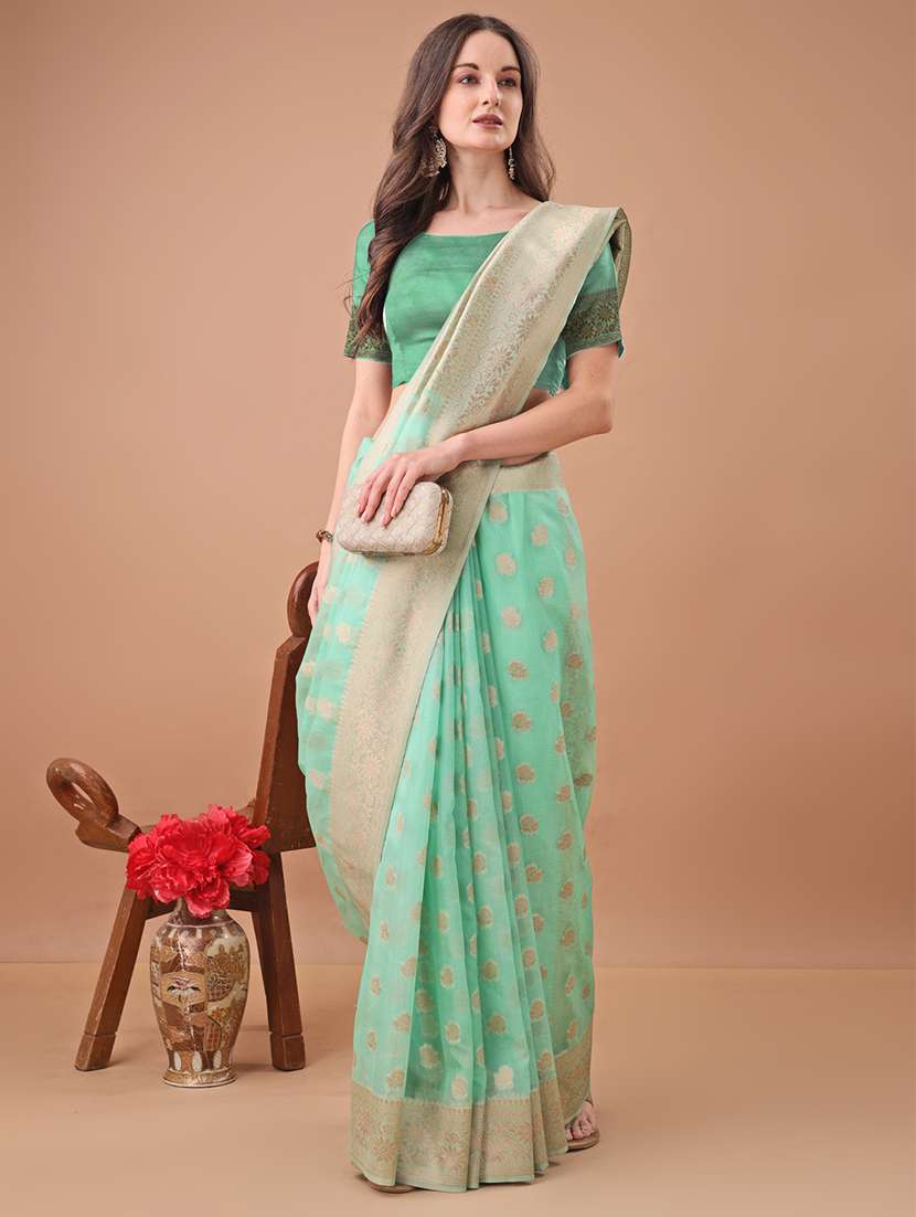 women self design bordered saree with blouse - 22255541 -  Standard Image - 2