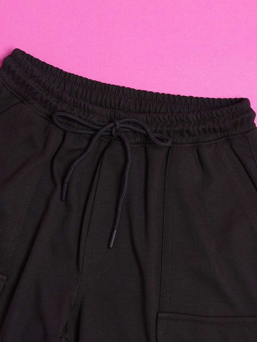 boys solid mid rise regular fit shorts - 22255728 -  Standard Image - 2