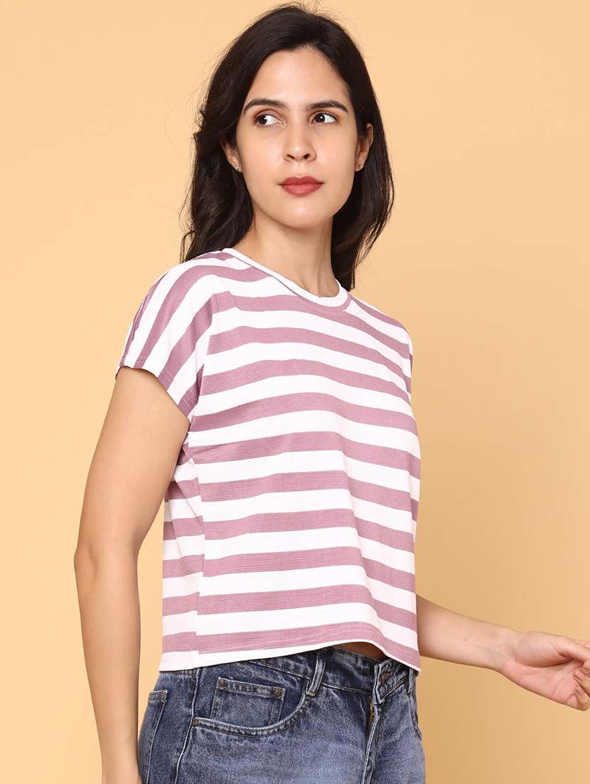 women striped short sleeve t-shirt - 22257784 -  Standard Image - 2