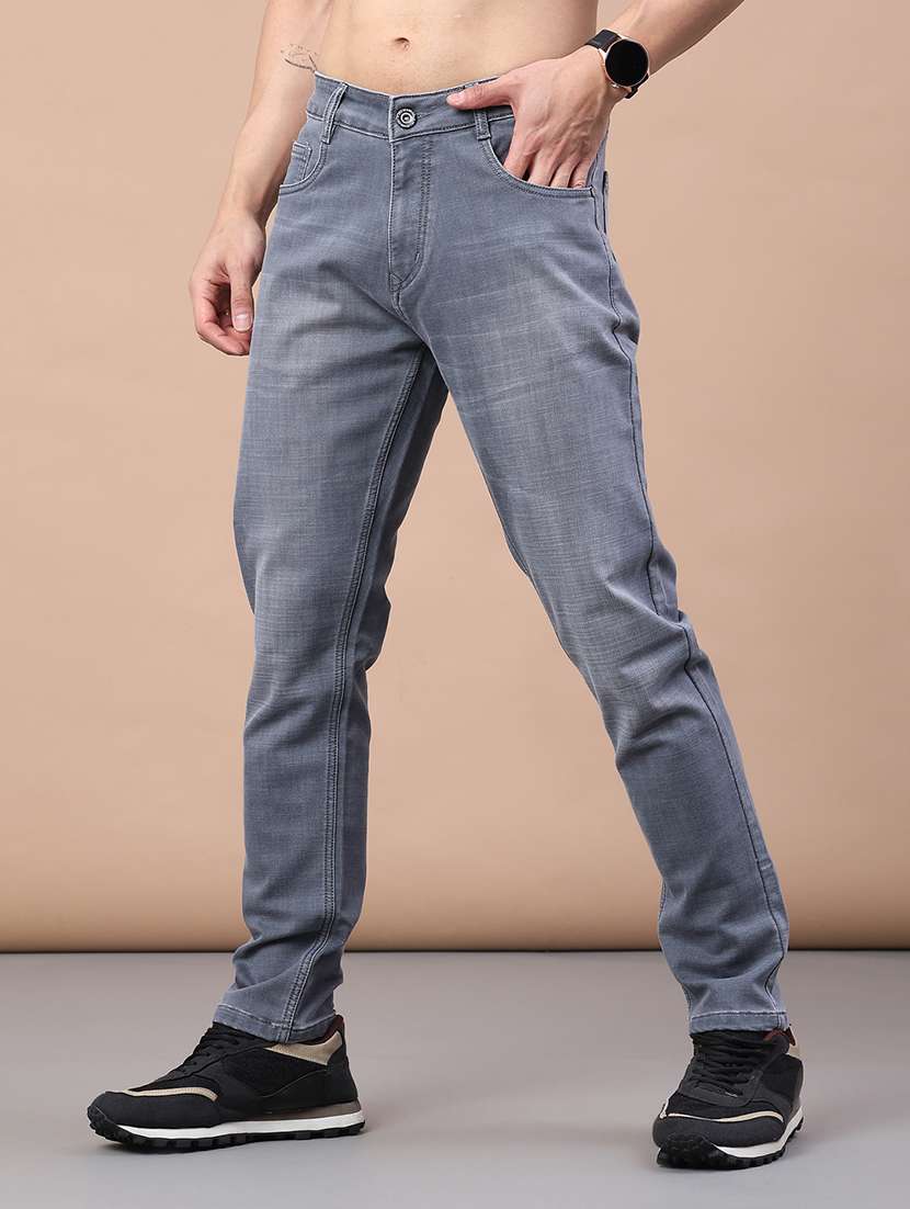 men washed mid rise full length jeans - 22258498 -  Standard Image - 2