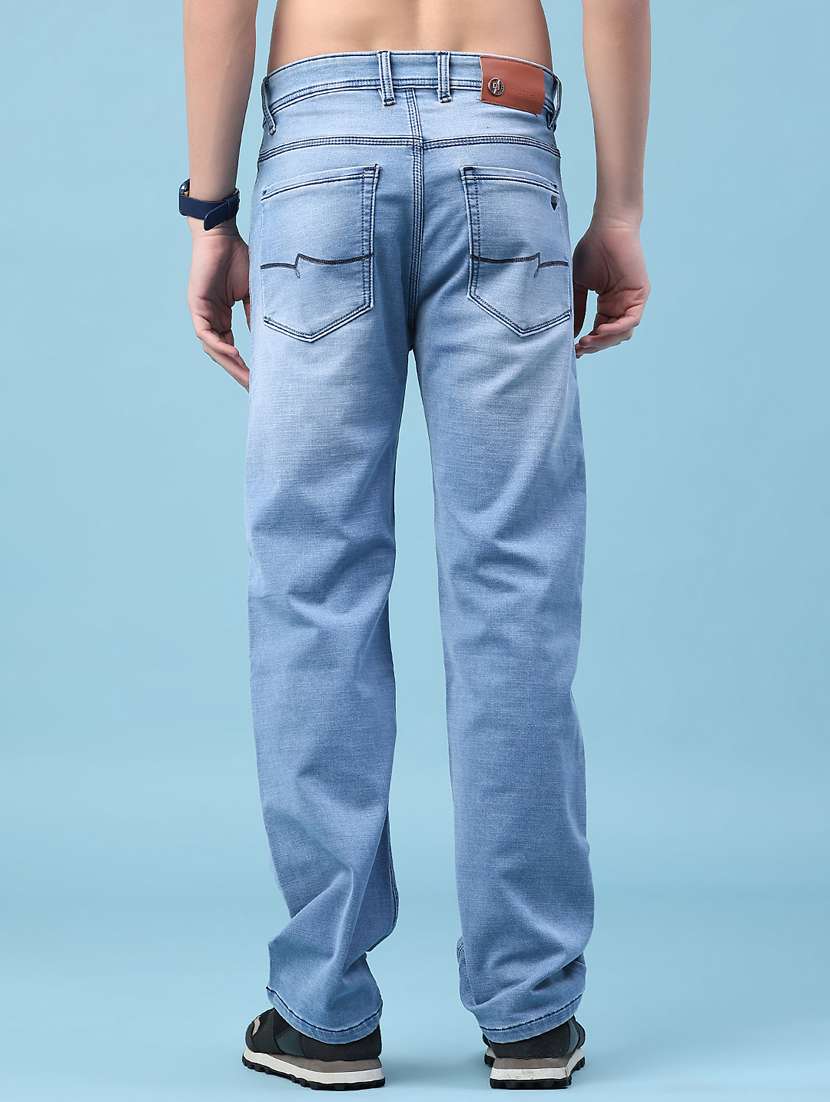 men washed mid rise full length jeans - 22258517 -  Standard Image - 2