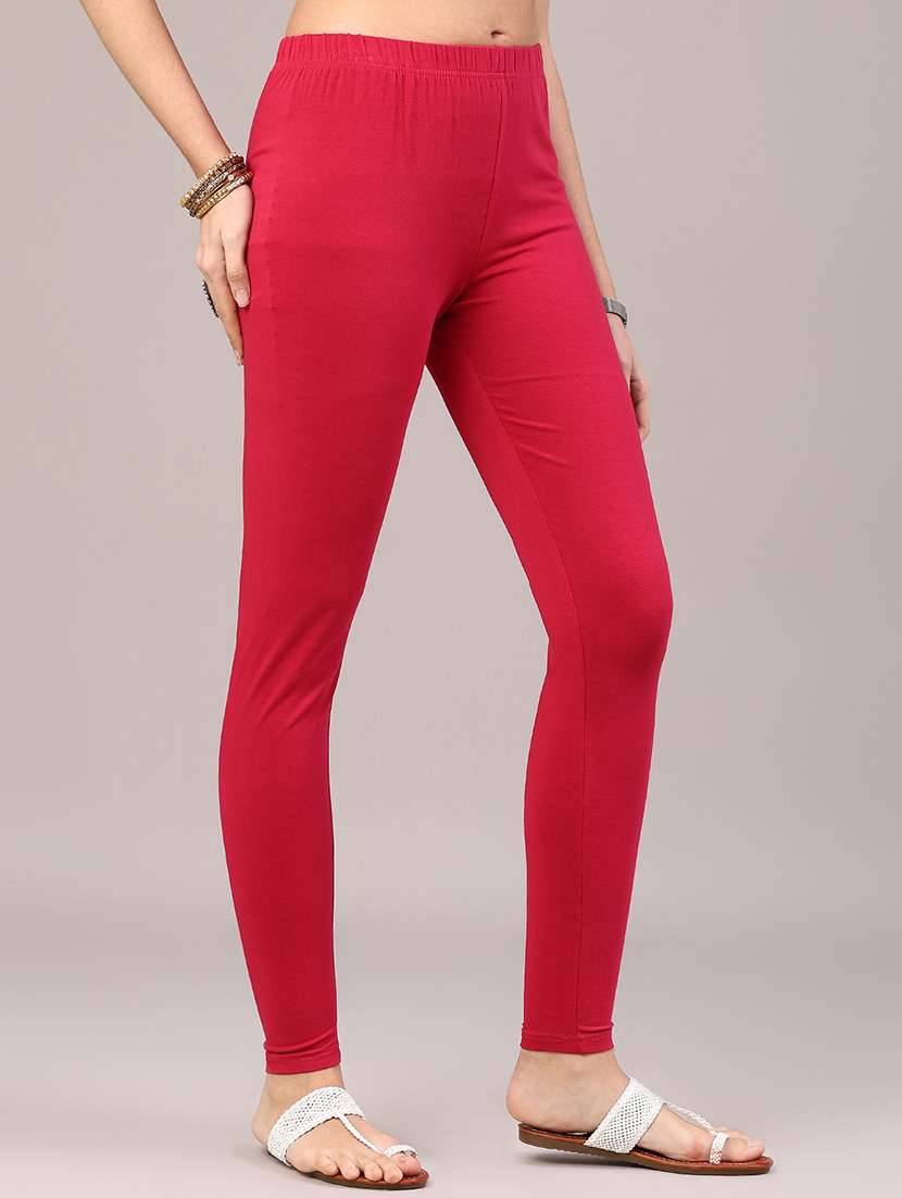Women Solid Mid Rise Legging - 22258769 -  Standard Image - 2