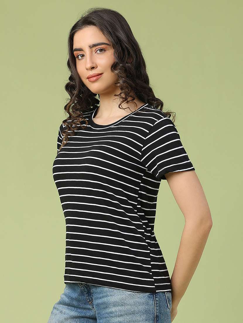 women striped short sleeve t-shirt - 22258786 -  Standard Image - 2