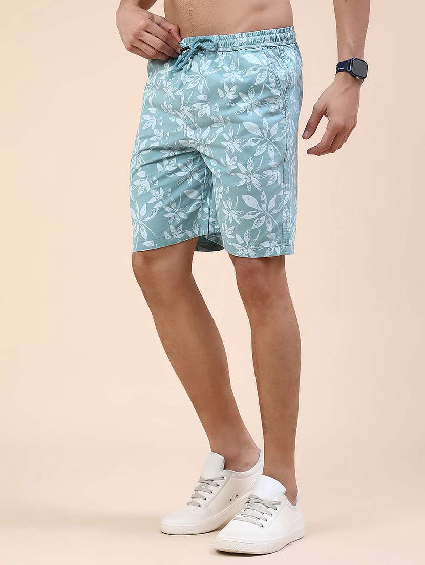 men printed mid rise regular fit shorts - 22259030 -  Standard Image - 2