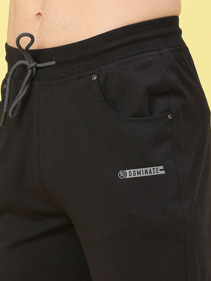 men solid mid rise full length track pant - 22259202 -  Standard Image - 2