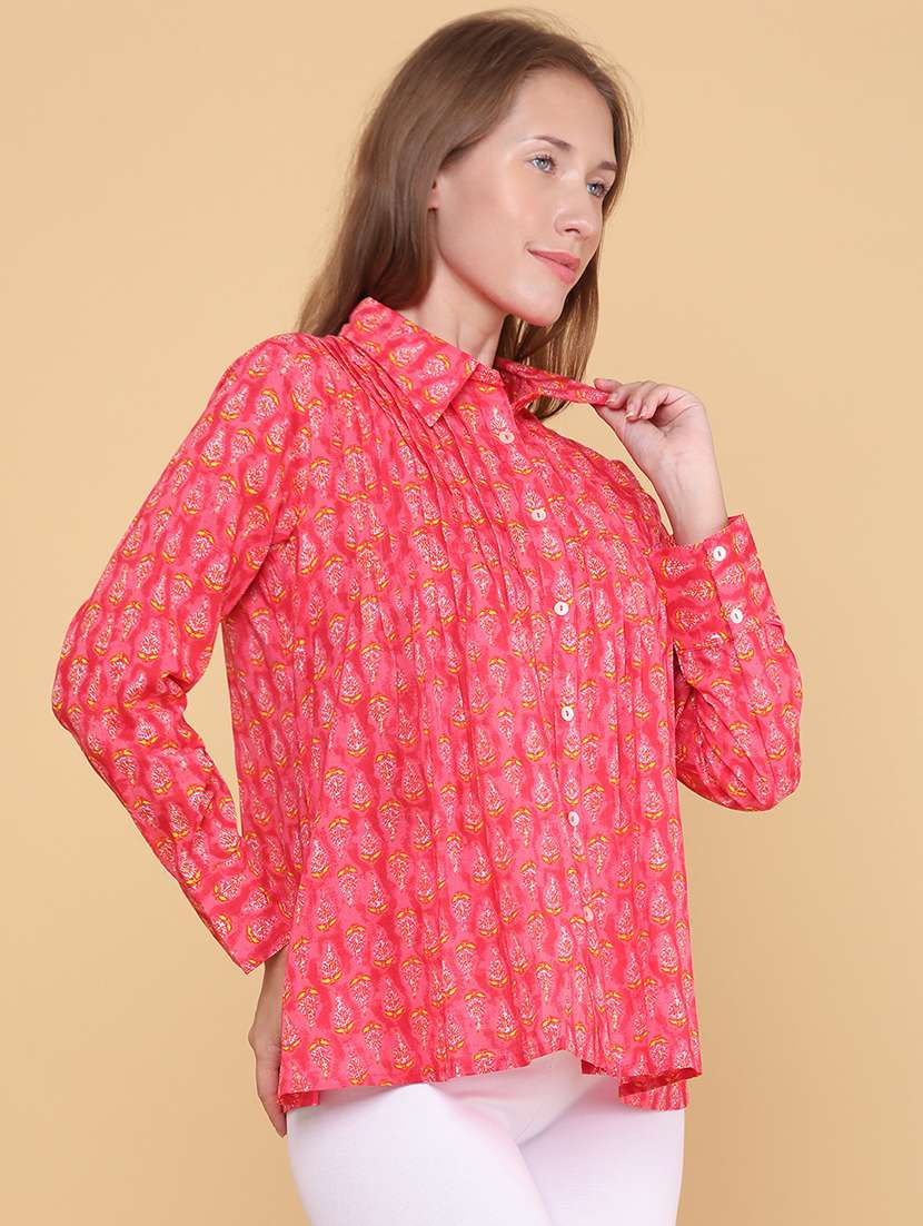 Women Printed Long Sleeves Regular Shirt - 22259294 -  Standard Image - 2