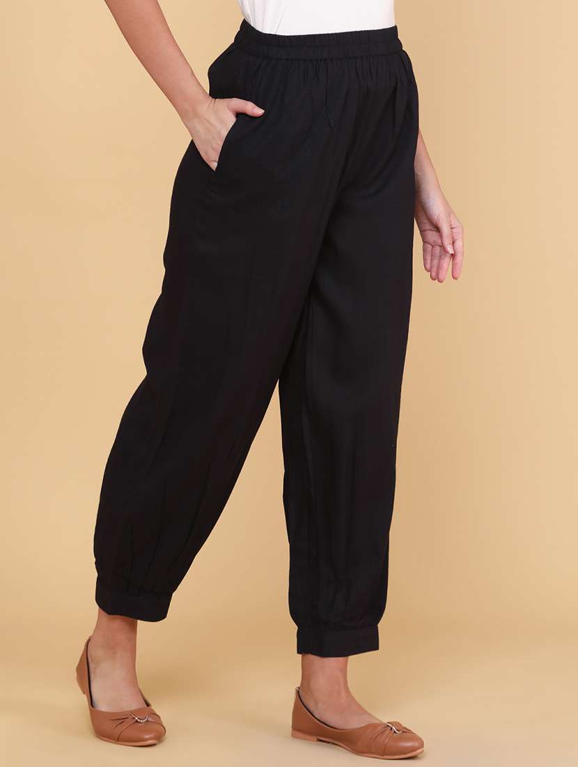 women solid mid rise salwar - 22259299 -  Standard Image - 2