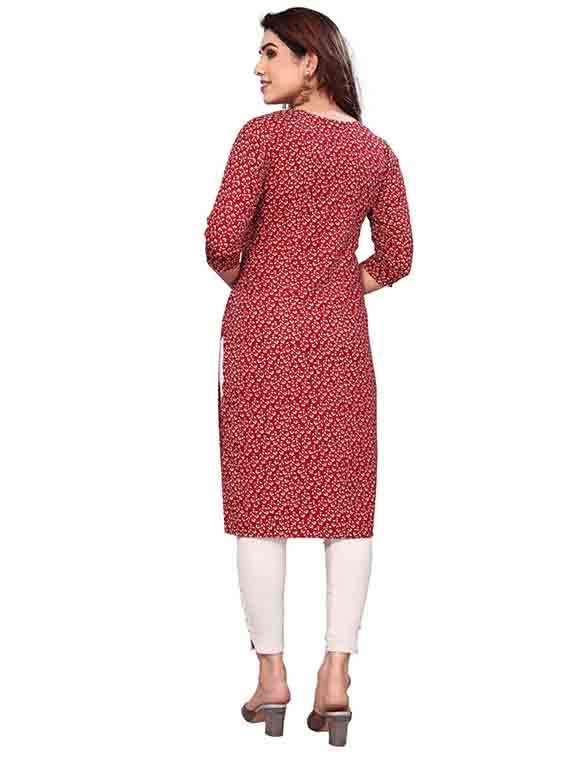 women pack of 2 printed straight kurta - 22259354 -  Standard Image - 2