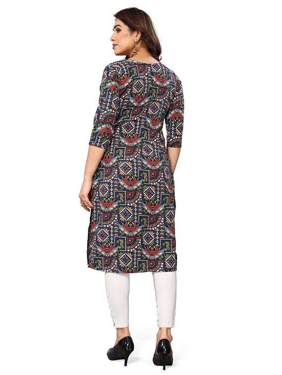 women pack of 2 printed straight kurta - 22259491 -  Standard Image - 2