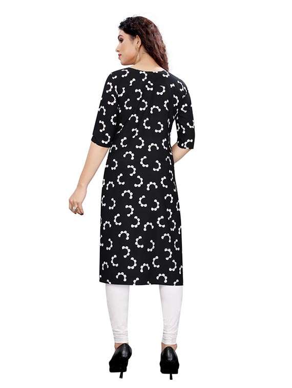 women pack of 2 printed three quarter sleeve straight kurta - 22259513 -  Standard Image - 2