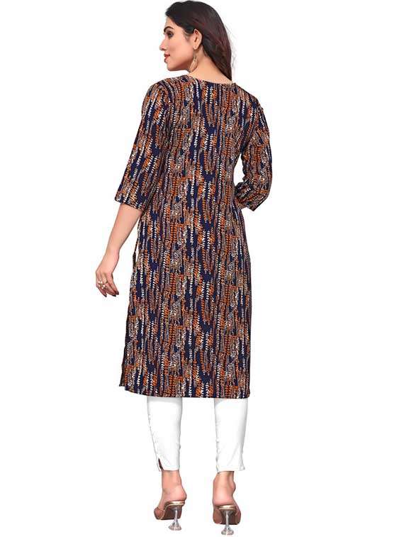 women pack of 2 printed straight kurta - 22259605 -  Standard Image - 2