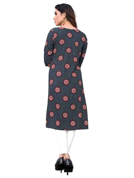 women pack of 2 printed straight kurta - 22259621 -  Standard Image - 2