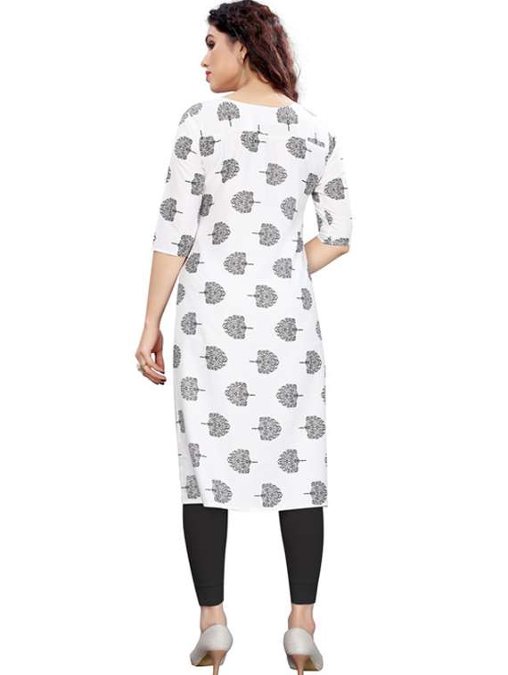 women pack of 2 printed three quarter sleeve straight kurta - 22259818 -  Standard Image - 2