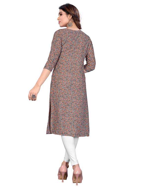 women pack of 2 printed straight kurta - 22259820 -  Standard Image - 2