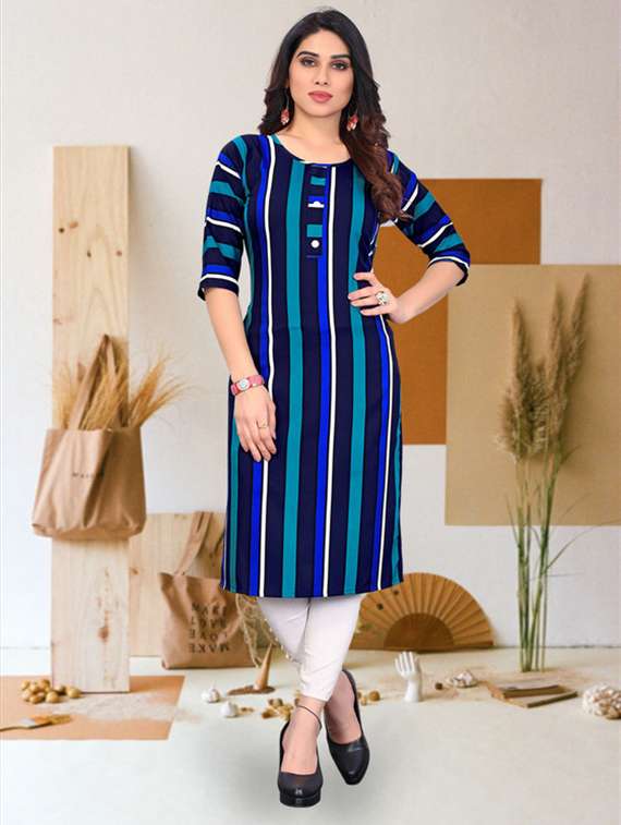 women pack of 4 printed straight kurta - 22259914 -  Standard Image - 2
