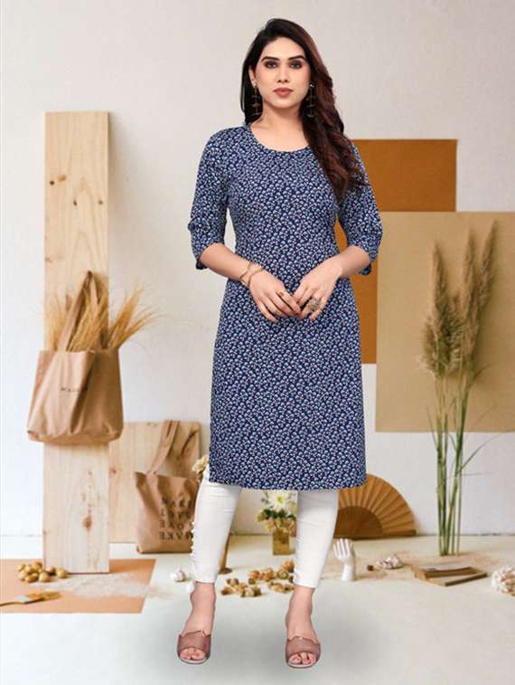 women pack of 4 printed straight kurta - 22259926 -  Standard Image - 2