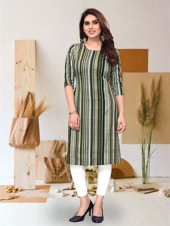 women pack of 4 printed straight kurta - 22260042 -  Standard Image - 2