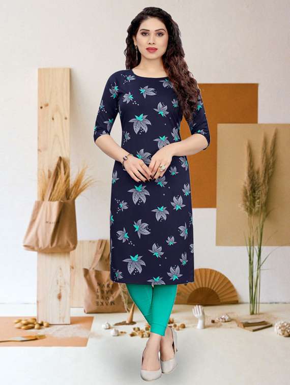 women pack of 4 printed straight kurta - 22260051 -  Standard Image - 2