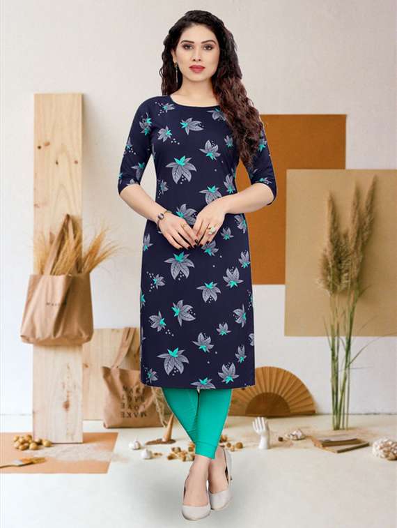 women pack of 4 printed straight kurta - 22260081 -  Standard Image - 2
