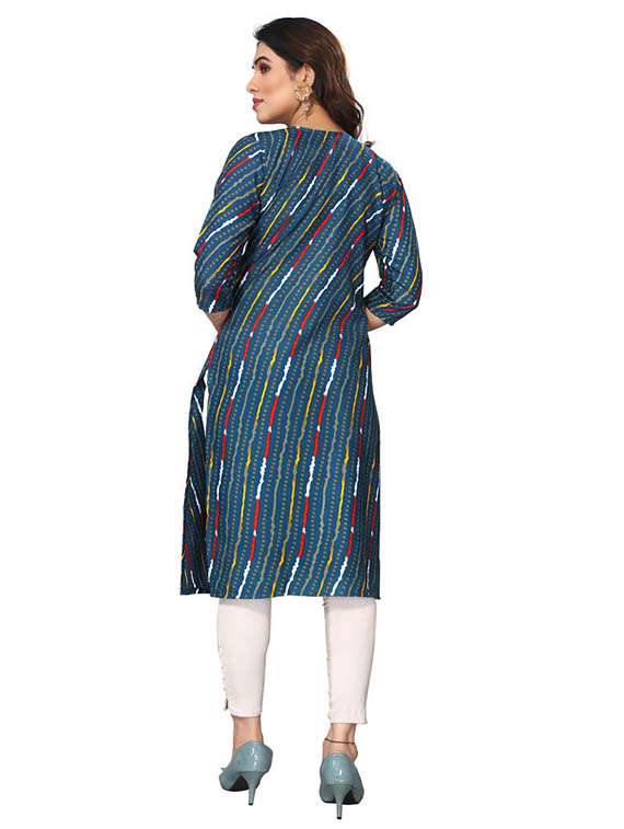 women pack of 2 printed straight kurta - 22260136 -  Standard Image - 2