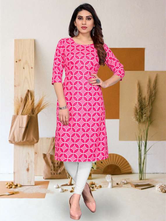 women pack of 4 printed straight kurta - 22260139 -  Standard Image - 2