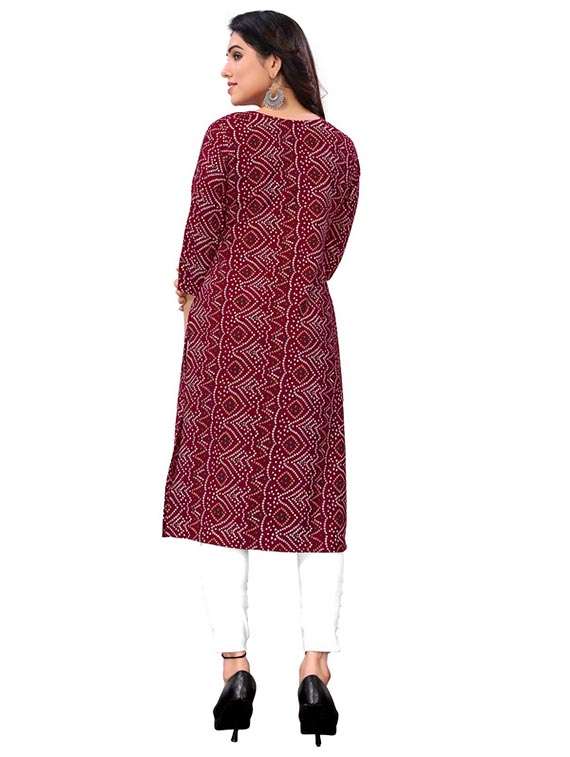 women pack of 2 printed straight kurta - 22260152 -  Standard Image - 2