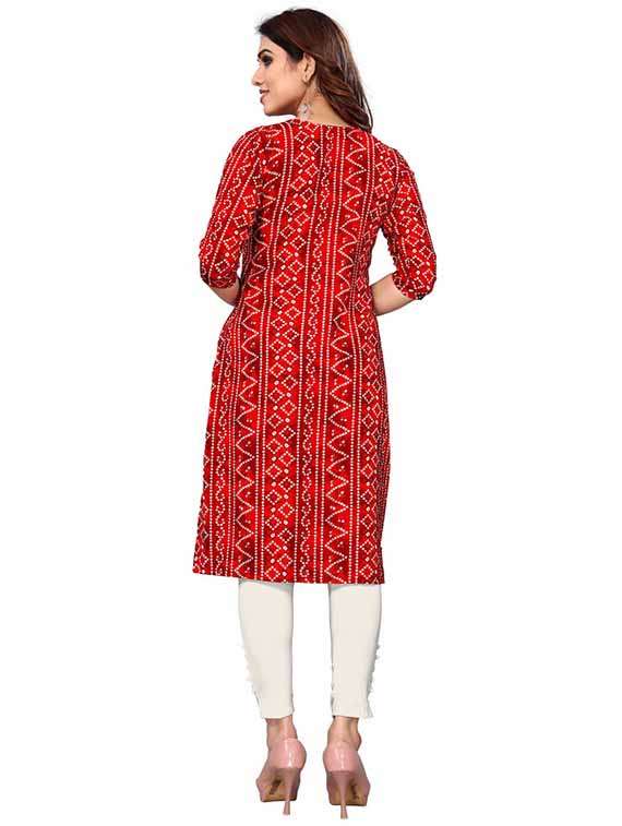women pack of 2 printed straight kurta - 22260191 -  Standard Image - 2