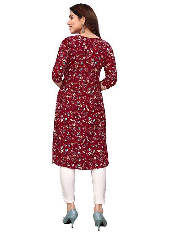 women pack of 2 printed straight kurta - 22260337 -  Standard Image - 2