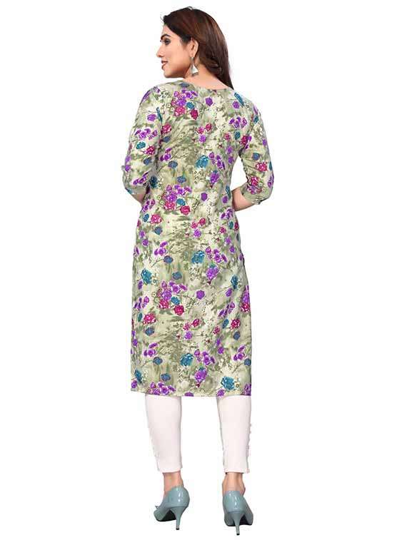 women pack of 2 printed straight kurta - 22260401 -  Standard Image - 2