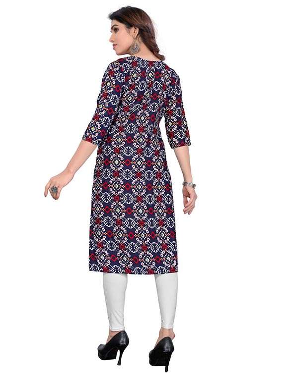 women pack of 2 printed straight kurta - 22260568 -  Standard Image - 2