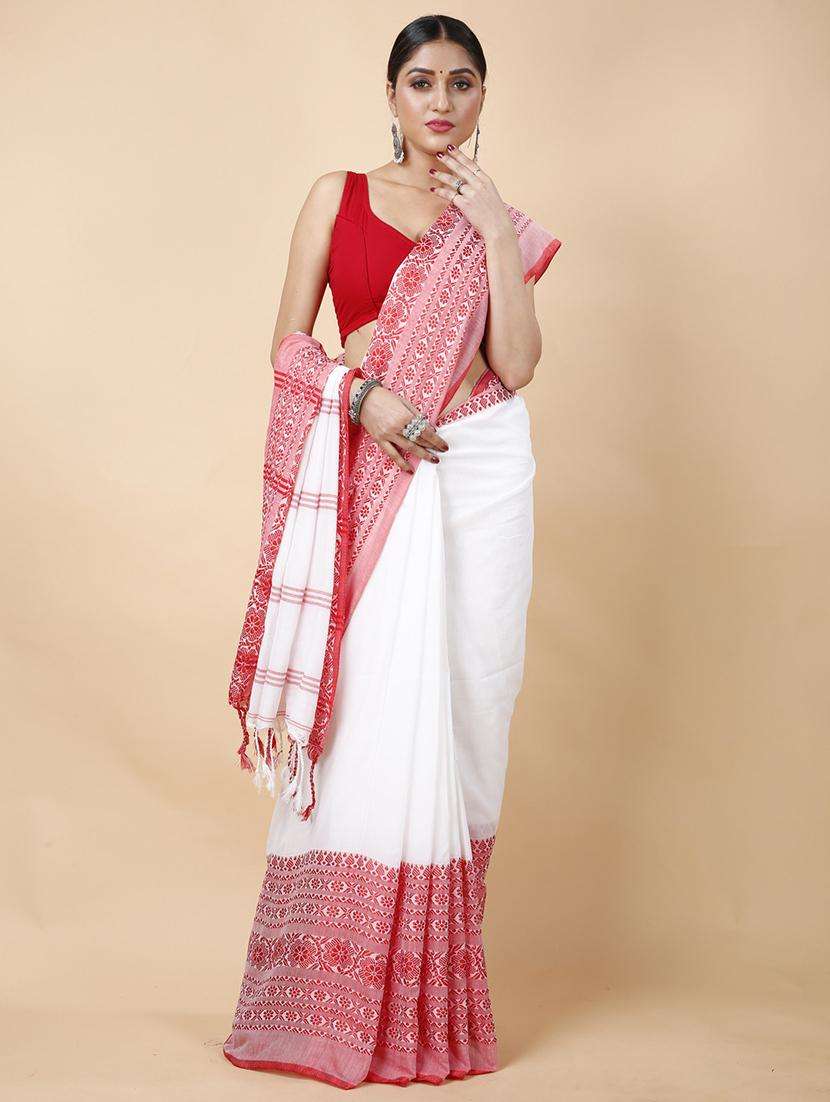 women self design handloom saree - 22261050 -  Standard Image - 2