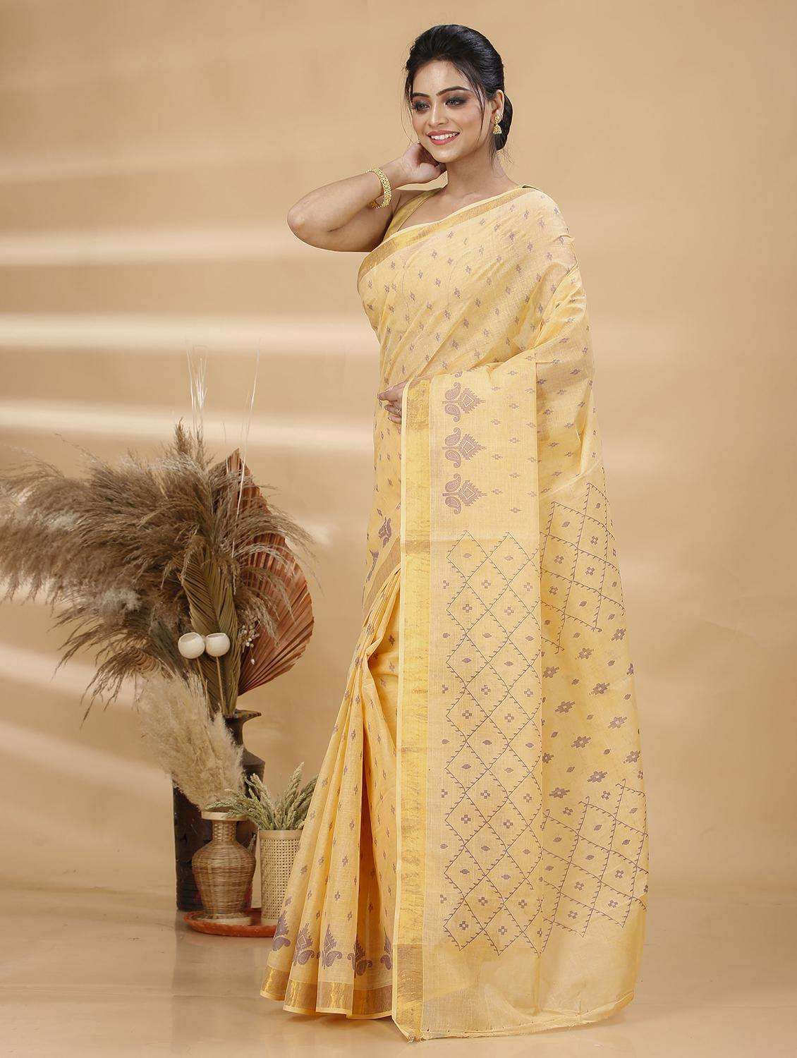 women printed handloom saree - 22261073 -  Standard Image - 2