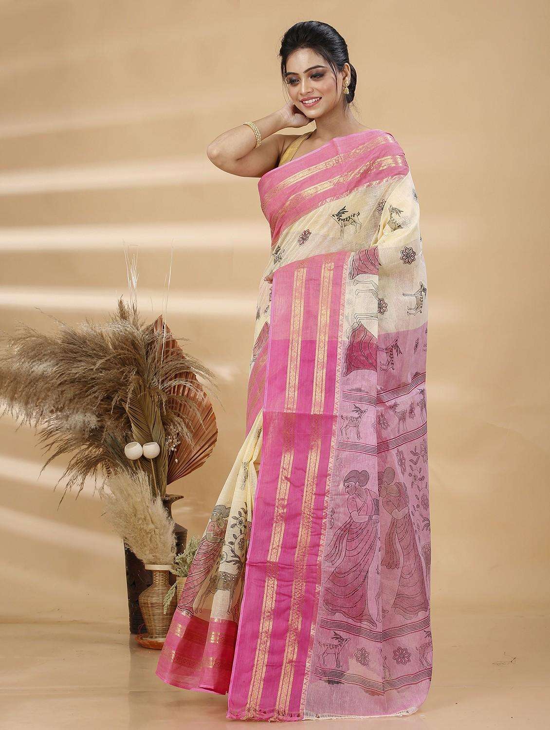 women self design handloom saree - 22261106 -  Standard Image - 2
