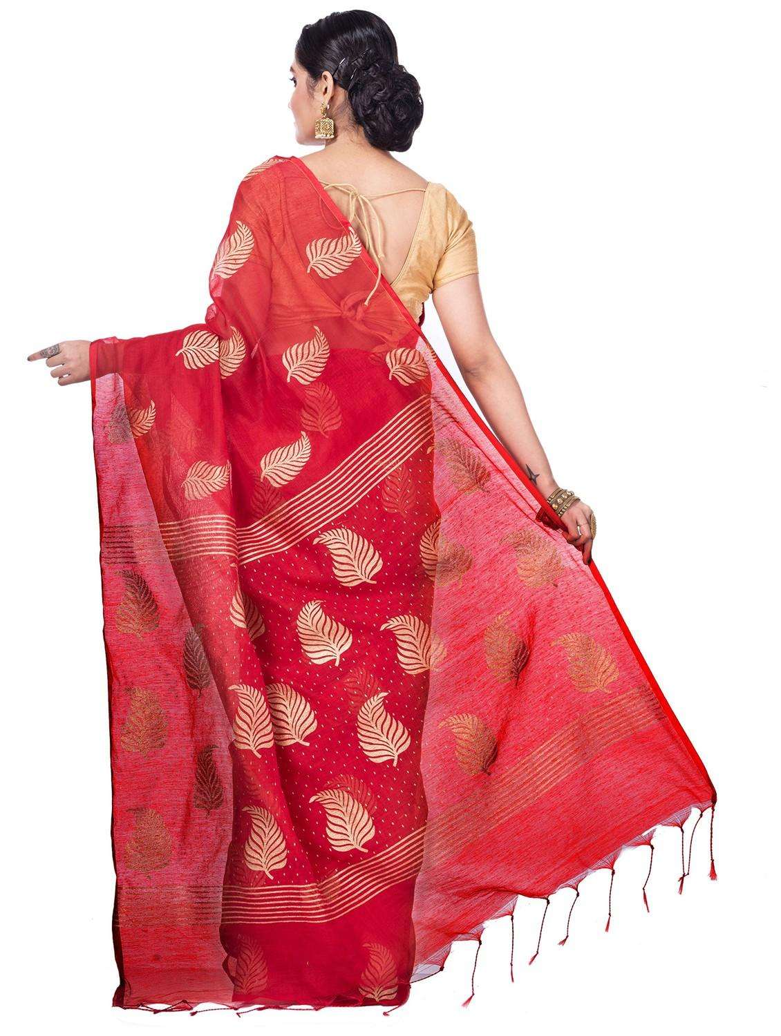 women foil printed saree with blouse - 22261244 -  Standard Image - 2