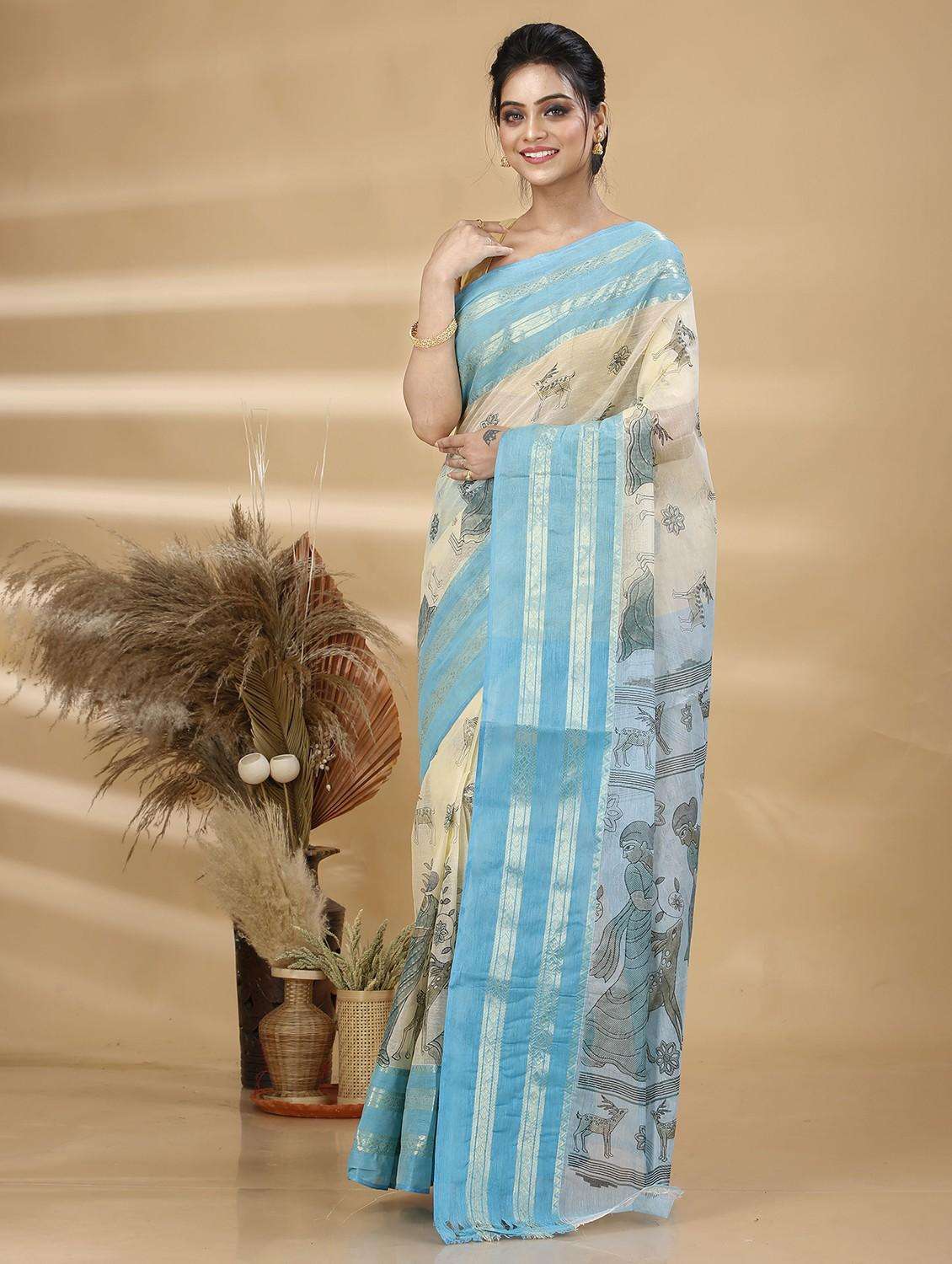 women self design handloom saree - 22261306 -  Standard Image - 2