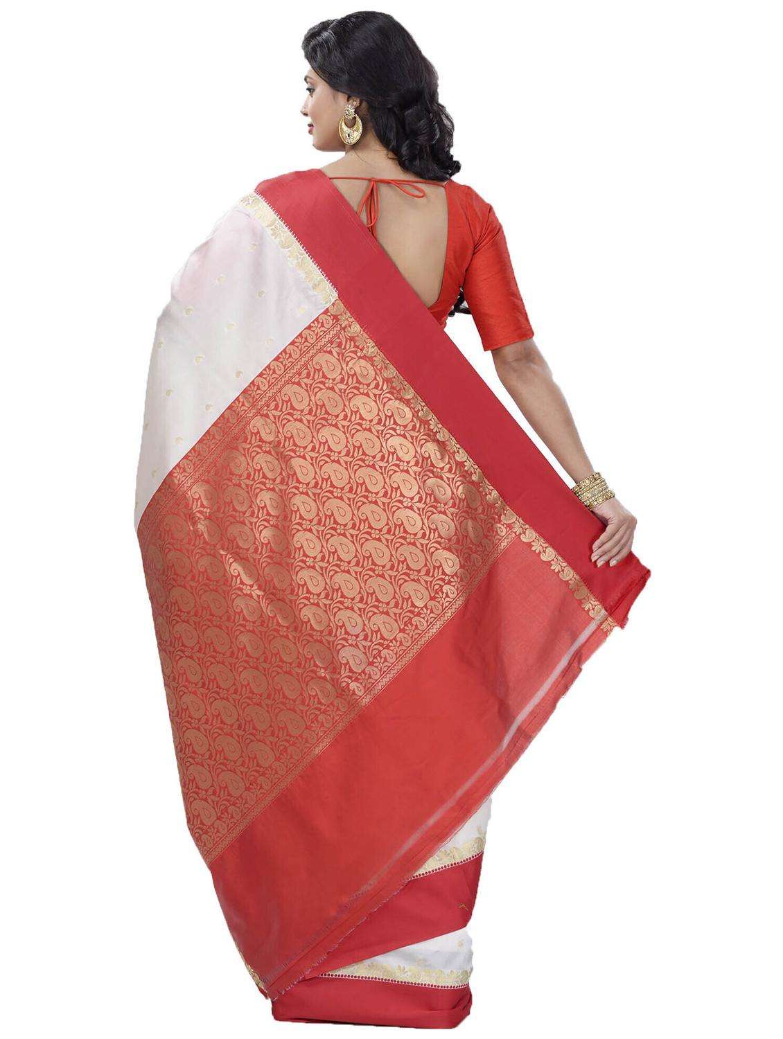 women self design bordered saree with blouse - 22261383 -  Standard Image - 2
